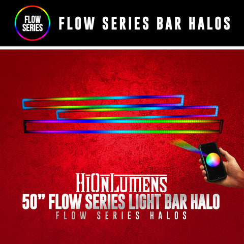 50" Flow Series Light Bar Halo