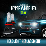 Arctic Series Hyper White LED Headlight Replacements