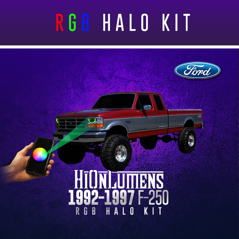 1992-1997 Ford F-250 RGB Halo Kit