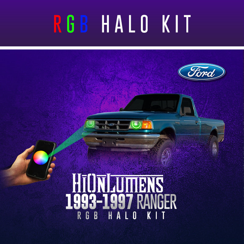 1993-1997 Ford Ranger RGB Halo Kit