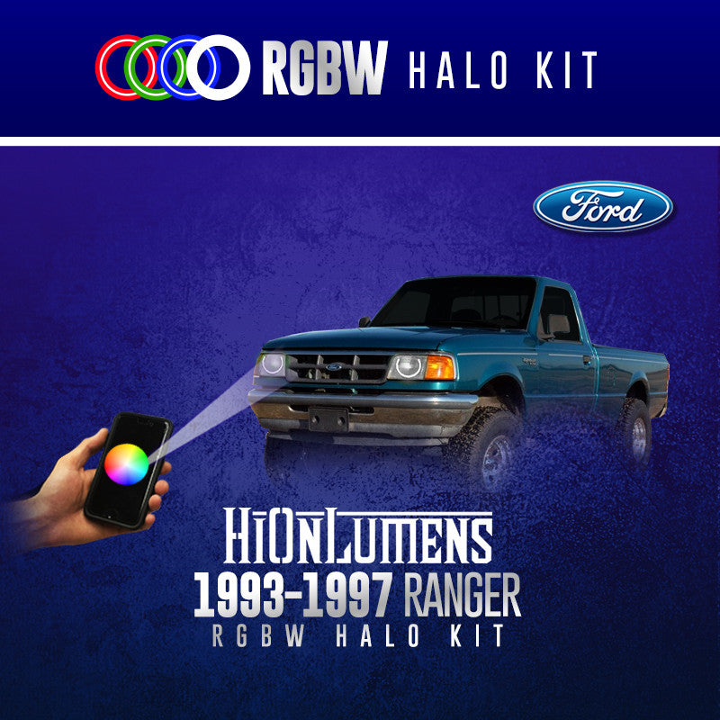 1993-1997 Ford Ranger RGBW Halo Kit