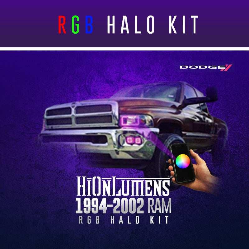 1994-2002 Dodge Ram (2nd Generation) RGB Halo Kit