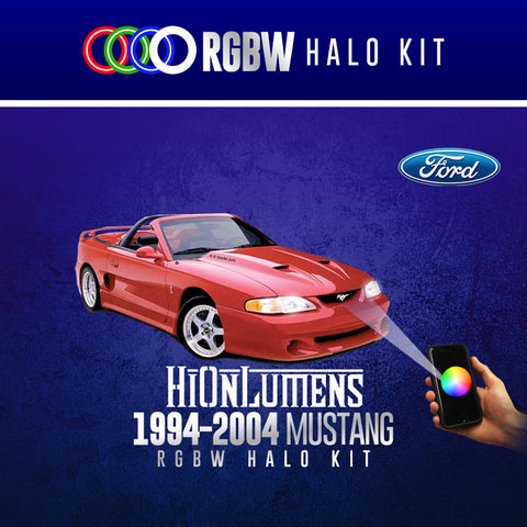 1994-2004 Ford Mustang RGBW Halo Kit