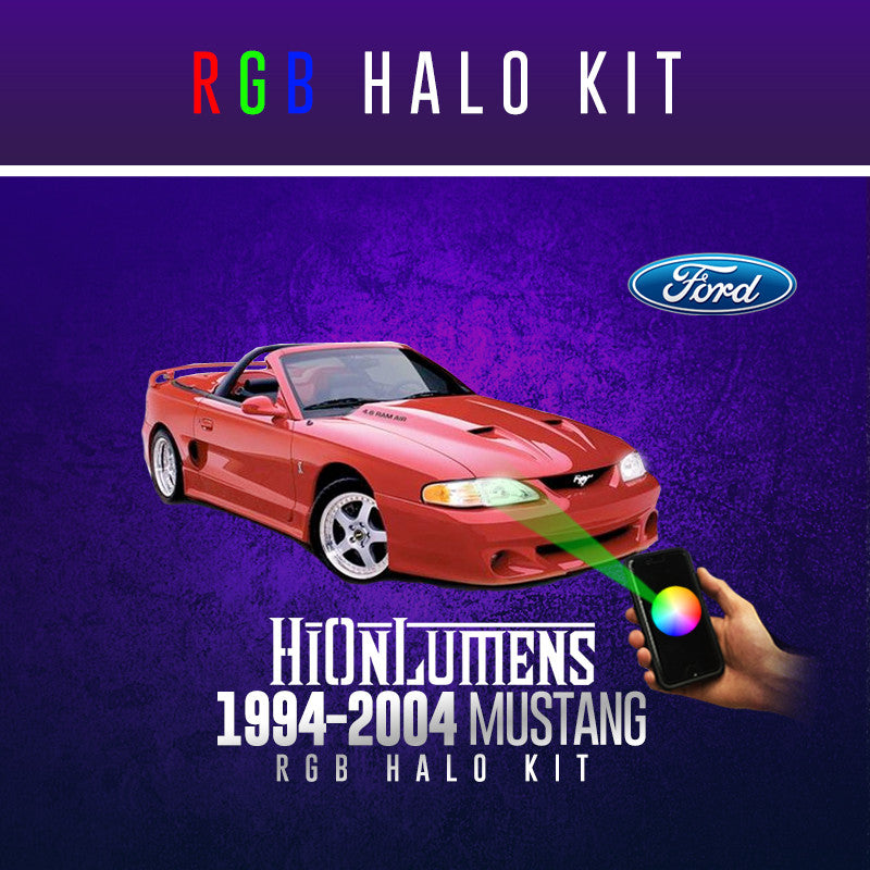 1994-2004 Ford Mustang RGB Halo Kit