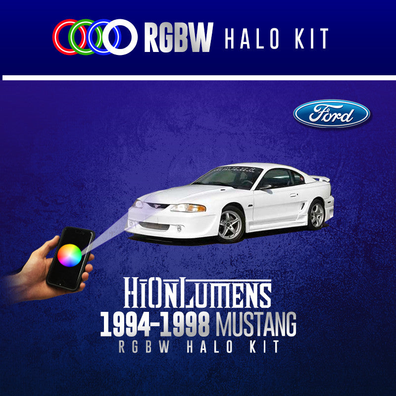 1994-1998 Ford Mustang RGBW Halo Kit
