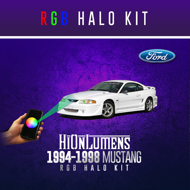 1994-1998 Ford Mustang RGB Halo Kit