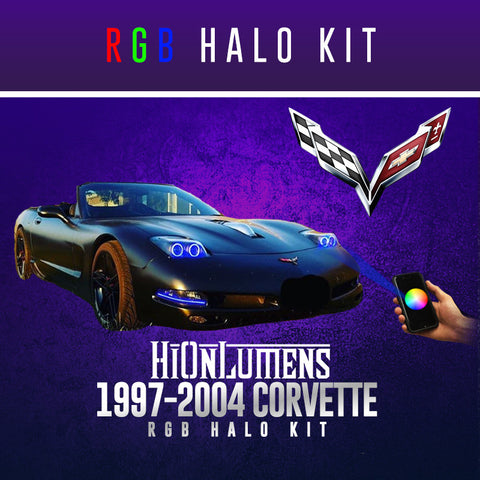 1997-2004 Corvette RGB Halo Kit