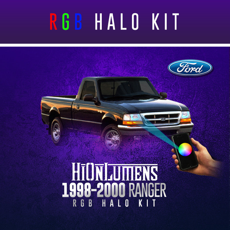 1998-2000 Ford Ranger RGB Halo Kit
