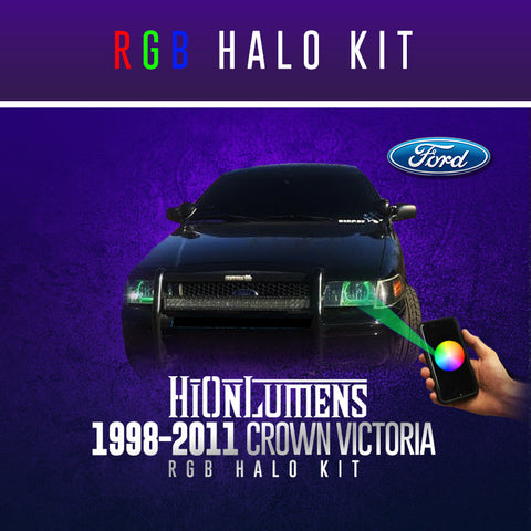 1998-2011 Crown Victoria RGB Halo Kit