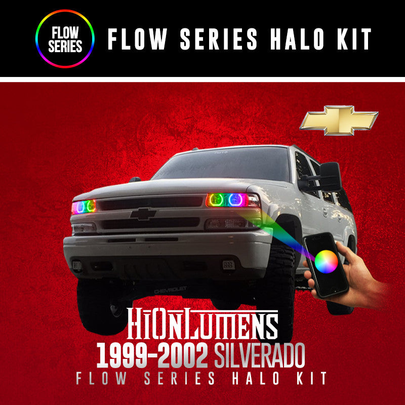 1999-2002 Chevrolet Silverado Flow Series Halo Kit