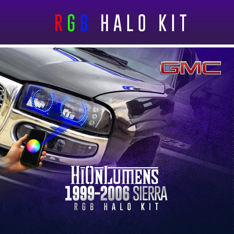 1999-2006 GMC Sierra RGB Halo Kit