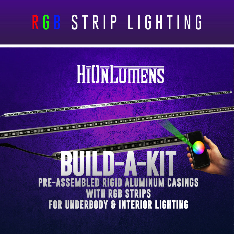 Build-A-Kit | Pre-Built Aluminum RGB Strips
