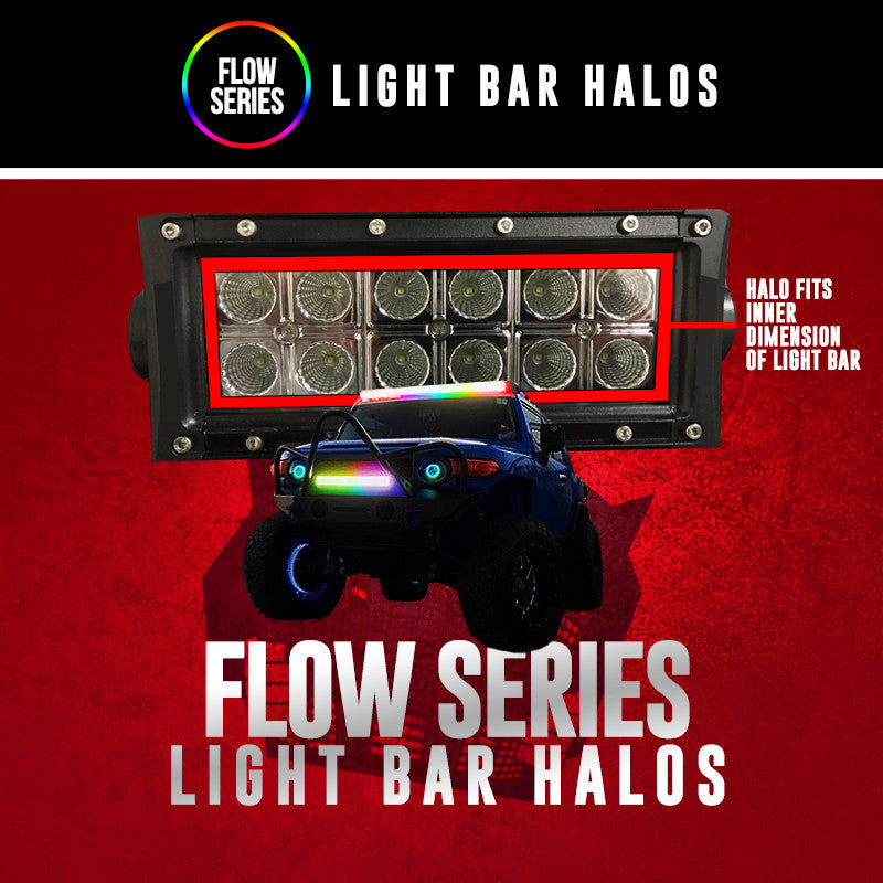 Flow Series Light Bar Halos (6", 12", 20", 30", 50")
