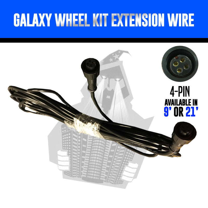 RGB Galaxy Wheel Lighting Extension Wire