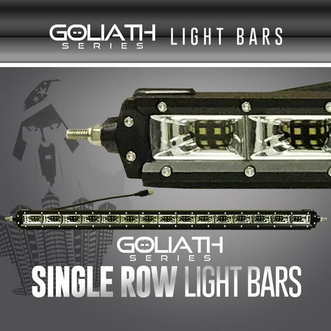 Goliath Series Single Row Light Bars