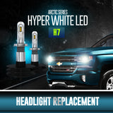 Arctic Series Hyper White LED Headlight Replacements