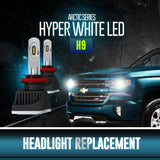 Arctic Series Hyper White LED Headlight Replacements