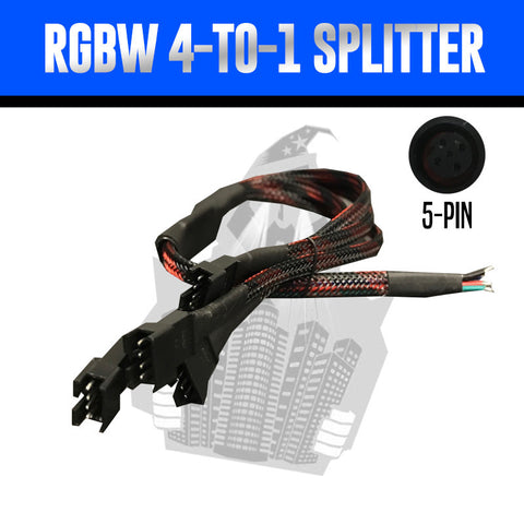 4-to-1 RGBW Splitter