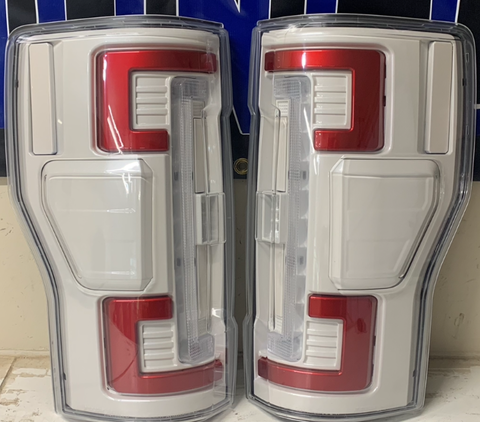 17+ Ford Super Duty Color Matched Tail Lights