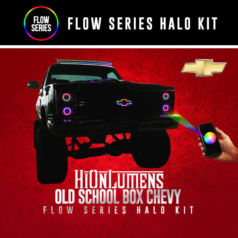 Old School Box Chevy Flow Series Halo Kit