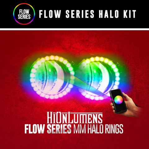 Flow Series MM Halo Rings