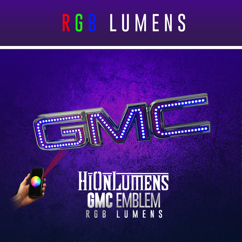 RGB Premium 2007-2015 GMC Lumens Emblem