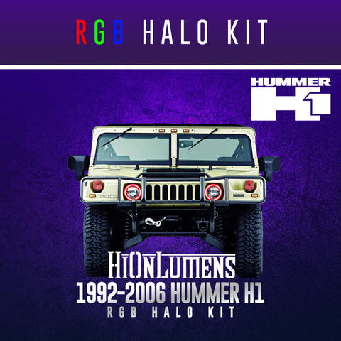 1992-2006 Hummer H1 RGB Halo Kit