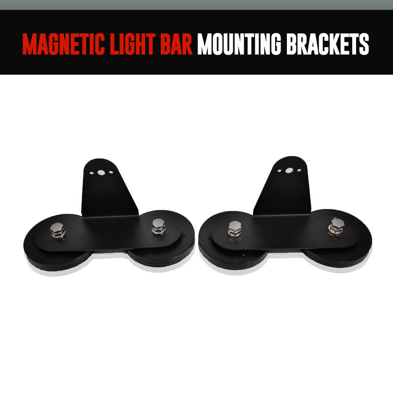 Magnetic Light Bar Mounting Brackets - Lightwerkz Off-Road