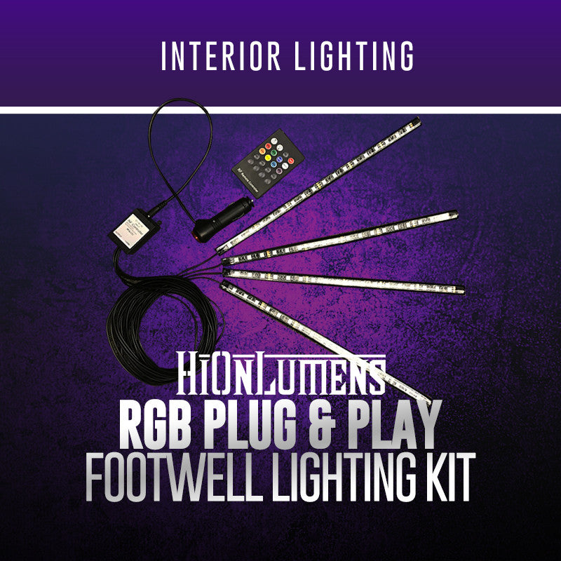 RGB Plug & Play Footwell Lighting Kit