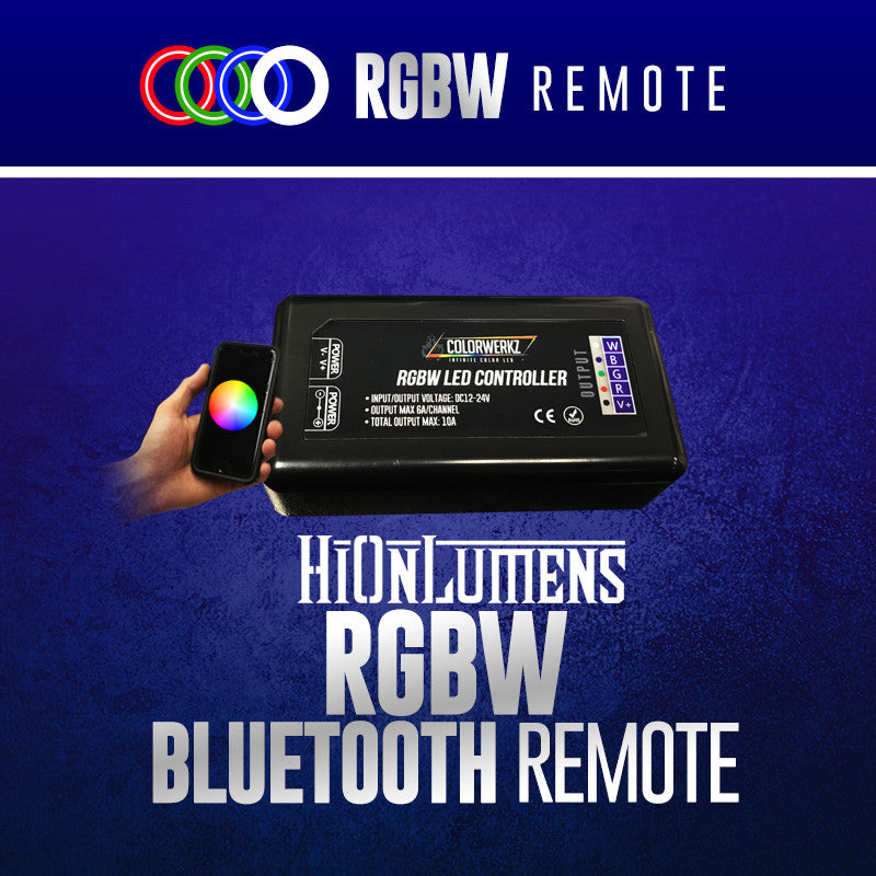 RGBW Bluetooth Remote