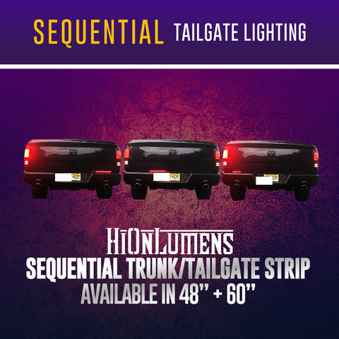 Sequential Trunk/Tailgate Strip