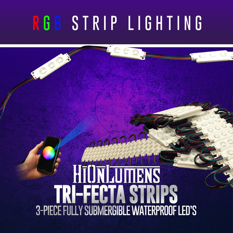 RGB Tri-Fecta Strip Lighting