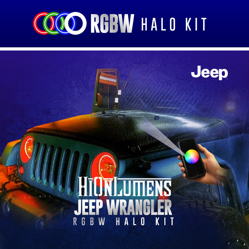 Jeep Wrangler RGBW Halo Kit