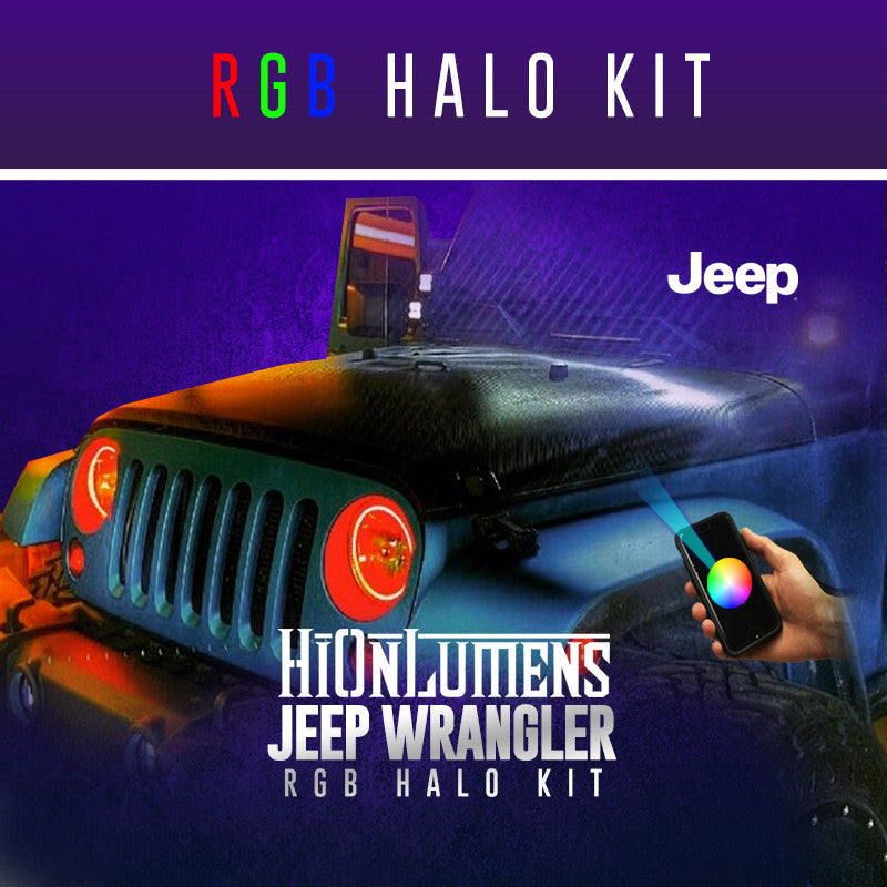 Jeep Wrangler RGB Halo Kit